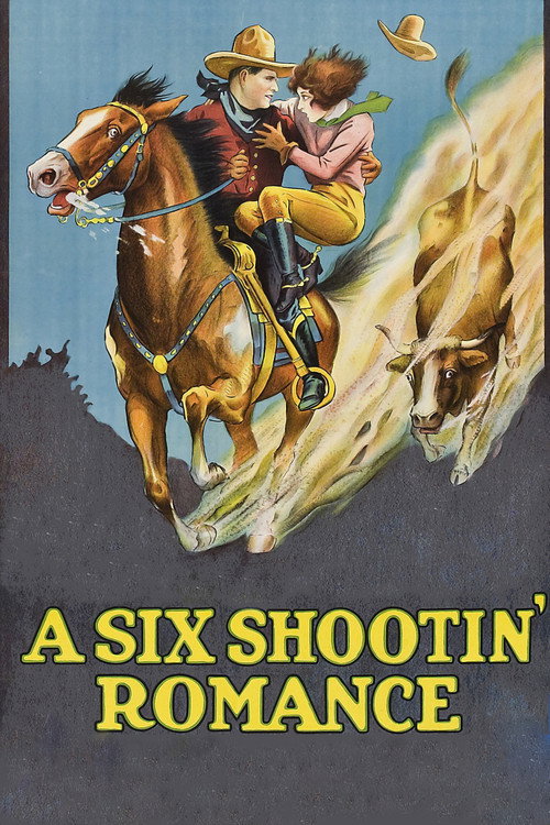 Movie poster for A Six Shootin' Romance (1926)