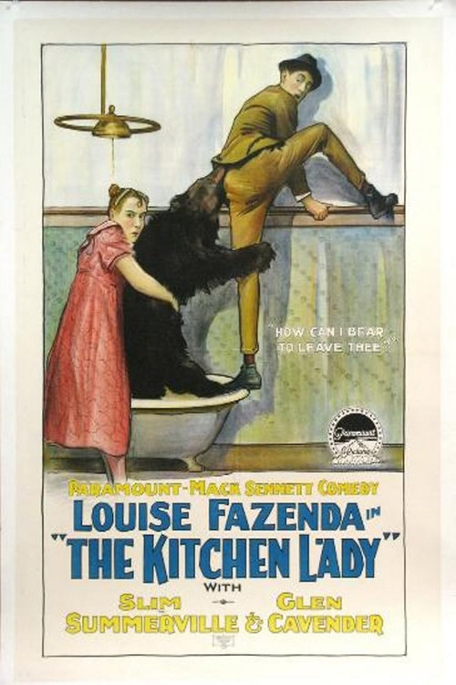 Movie poster for The Kitchen Lady (1918)