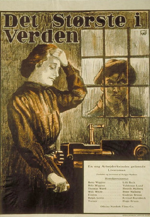 Movie poster for Det Største i Verden (1921)