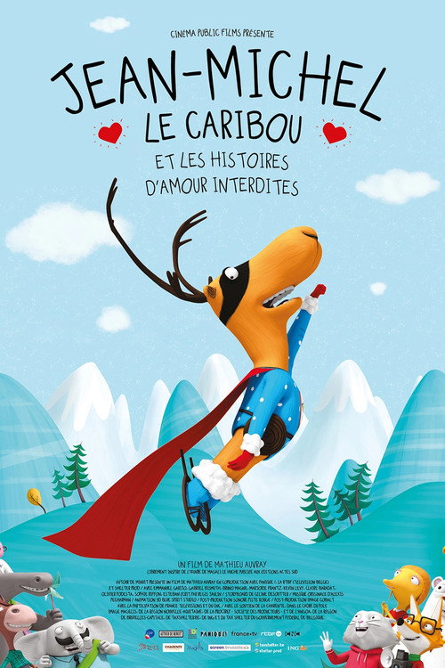 Movie poster for Jean-Michel le caribou et les histoires d'amour interdites (2022)