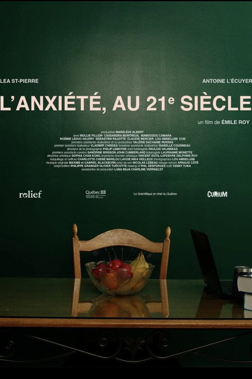 Movie poster for L'anxiété, au 21e siècle (2022)