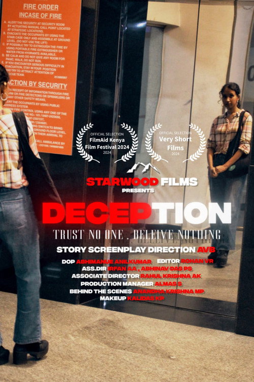 Movie poster for Deception - trust no one, Believe nothing (2024)
