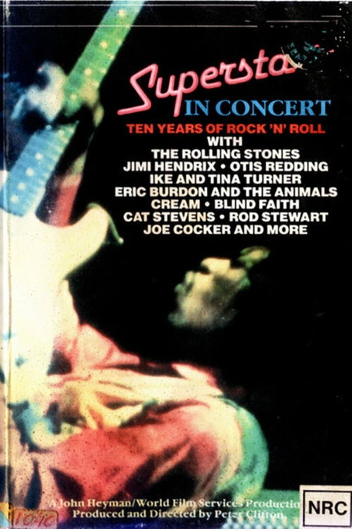 Movie poster for Superstars in Concert (1984)