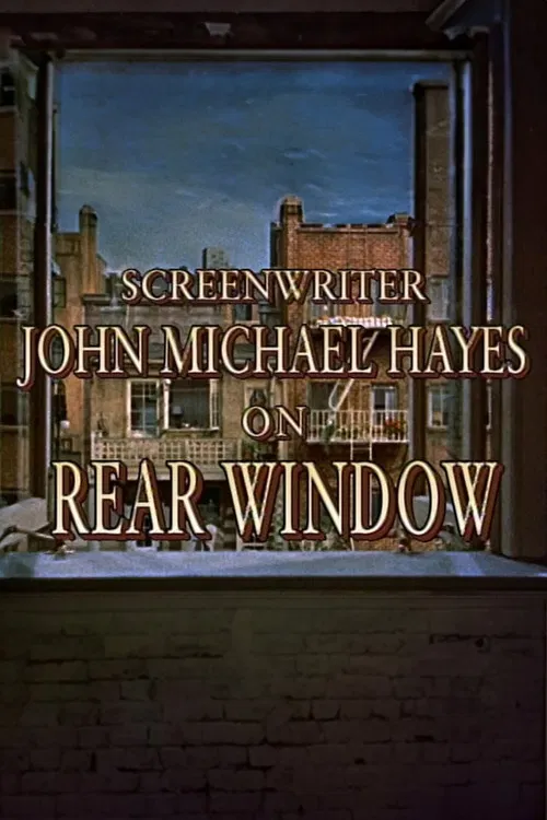 Movie poster for Screenwriter John Michael Hayes on 'Rear Window' (2001)