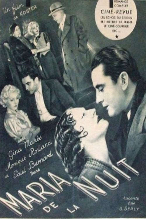 Movie poster for Maria de la nuit (1936)