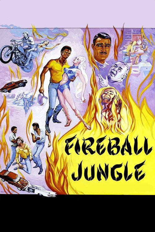 Movie poster for Fireball Jungle (1968)