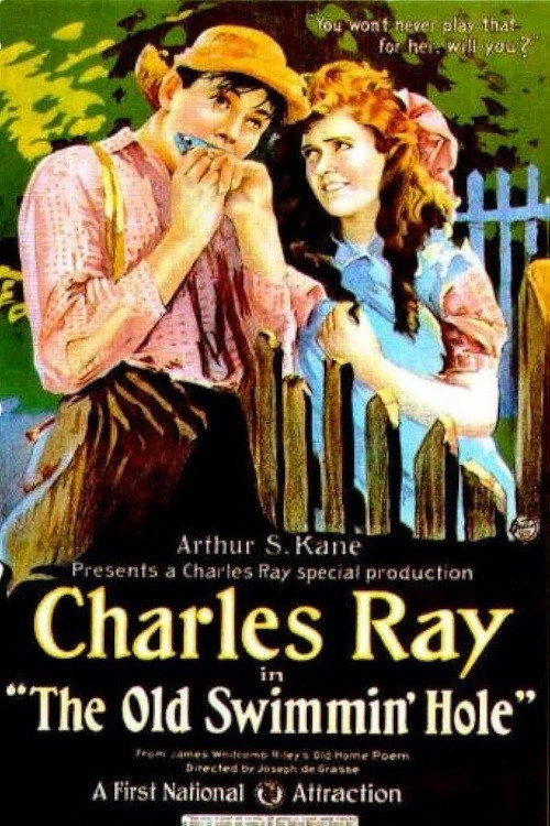 Movie poster for The Old Swimmin' Hole (1921)