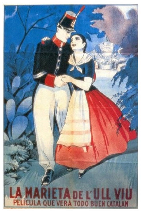 Movie poster for Walking Down the Fountain of the Cat (1927)