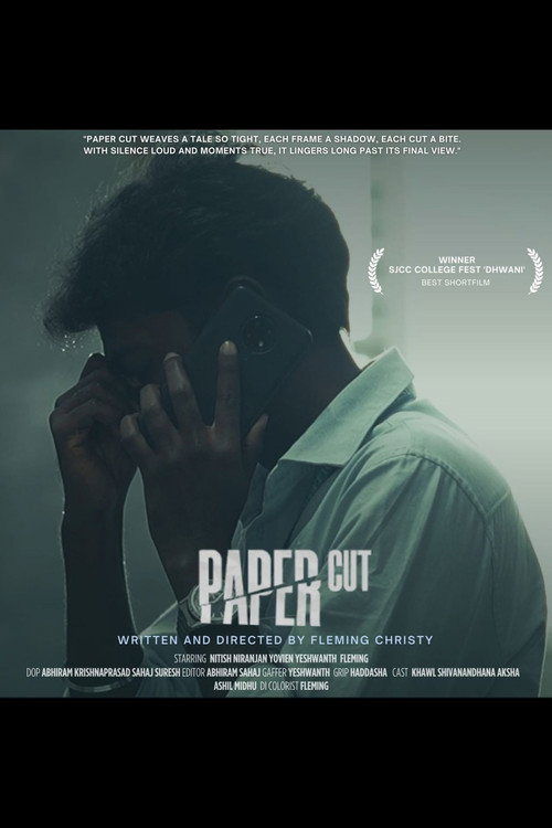 Movie poster for PAPER CUT (2025)