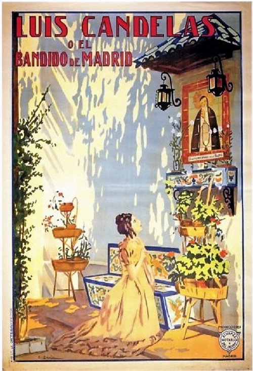 Movie poster for Luis Candelas or The Bandit of Madrid (1926)