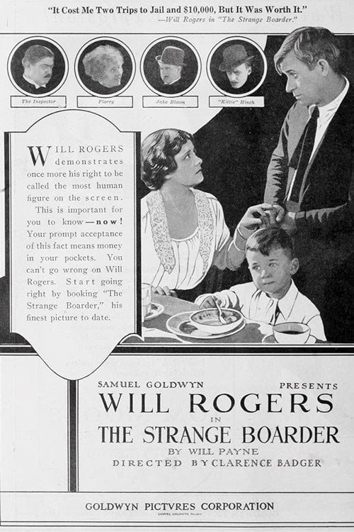 Movie poster for The Strange Boarder (1920)