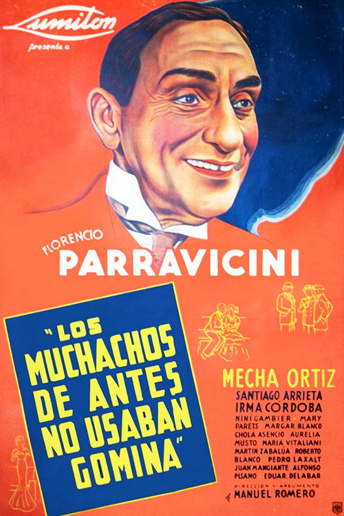 Movie poster for Los muchachos de antes no usaban gomina (1937)