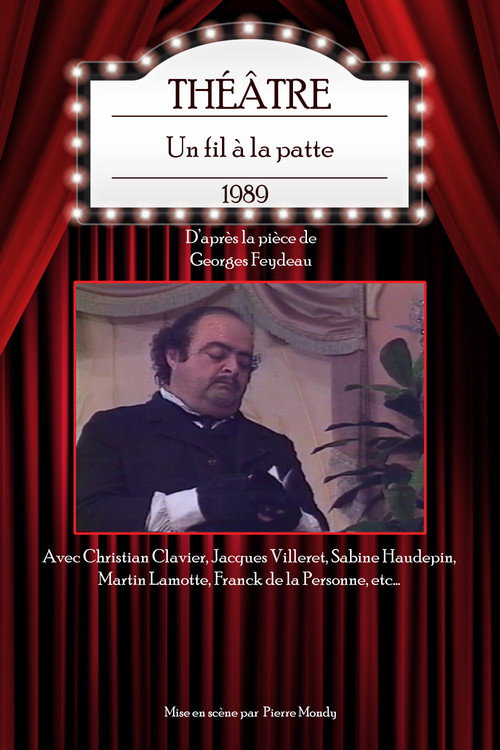 Movie poster for Un fil à la patte (1989)