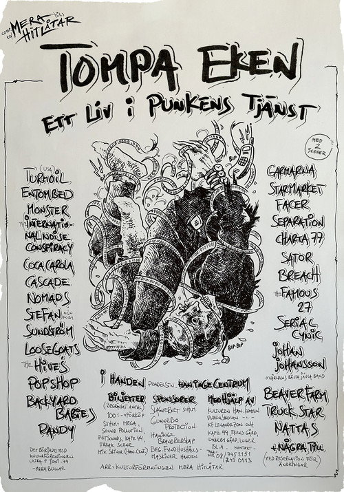 Movie poster for Tompa Eken - ett liv i punkens tjänst (2023)