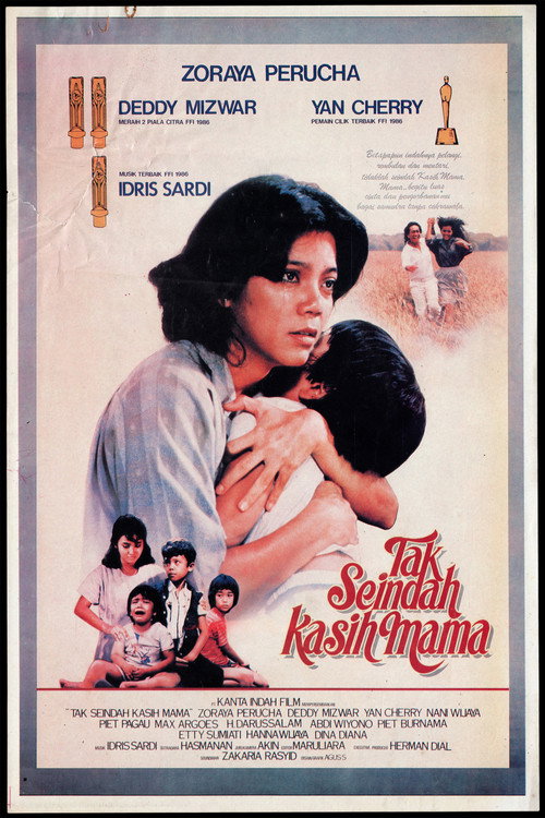 Movie poster for Not as Beautiful as a Mother's Love (1986)