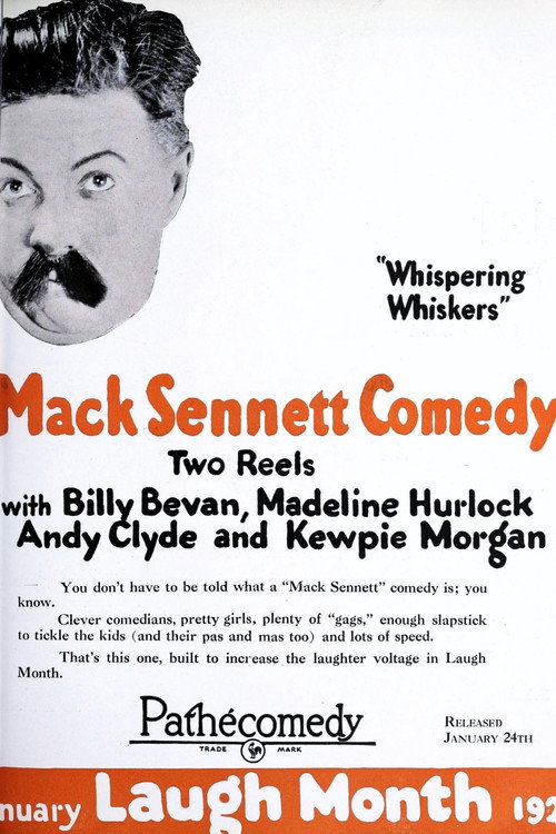 Movie poster for Whispering Whiskers (1926)