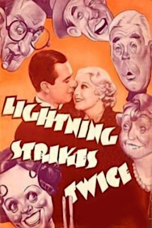 Movie poster for Lightning Strikes Twice (1934)