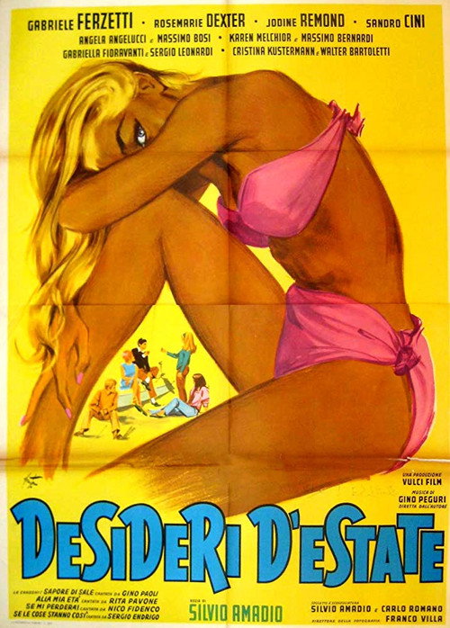Movie poster for Desideri d'estate (1964)