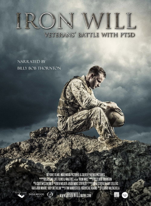 Movie poster for IRON WILL: Veterans Battle with PTSD (2016)