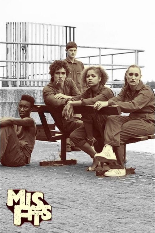 Series poster for Misfits (2009)