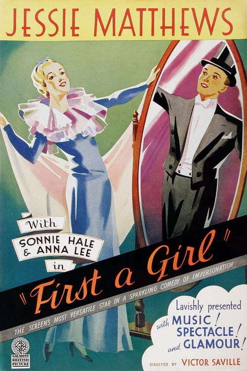 Movie poster for First a Girl (1935)