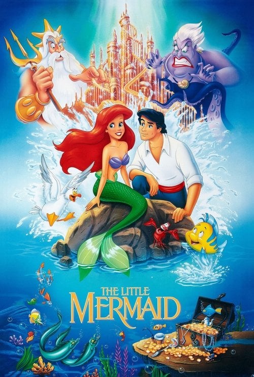 Movie poster for The Little Mermaid (1989)