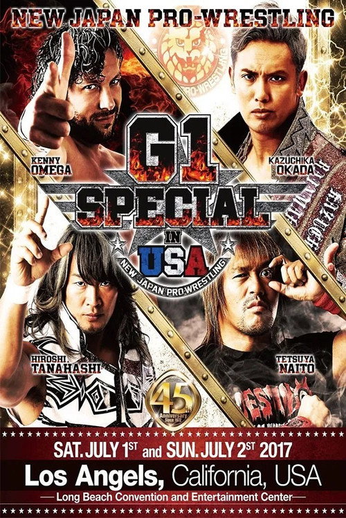 Movie poster for NJPW G1 Special in USA 2017 - Night 1 (2017)