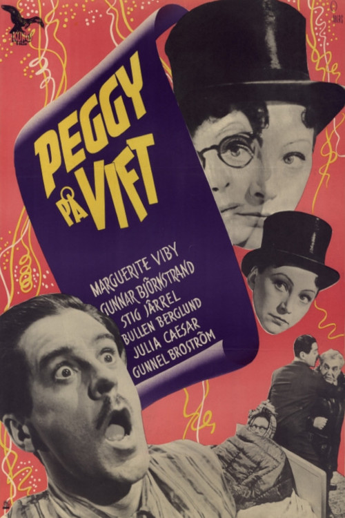 Movie poster for Peggy på vift (1946)
