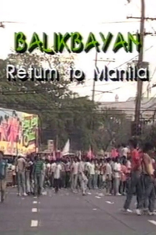 Movie poster for Balikbayan: Return to Manila (1988)
