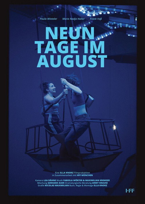 Movie poster for Nine Days in August