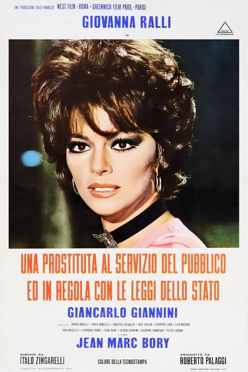 Movie poster for A Prostitute Serving the Public and in Compliance with the Laws of the State (1971)