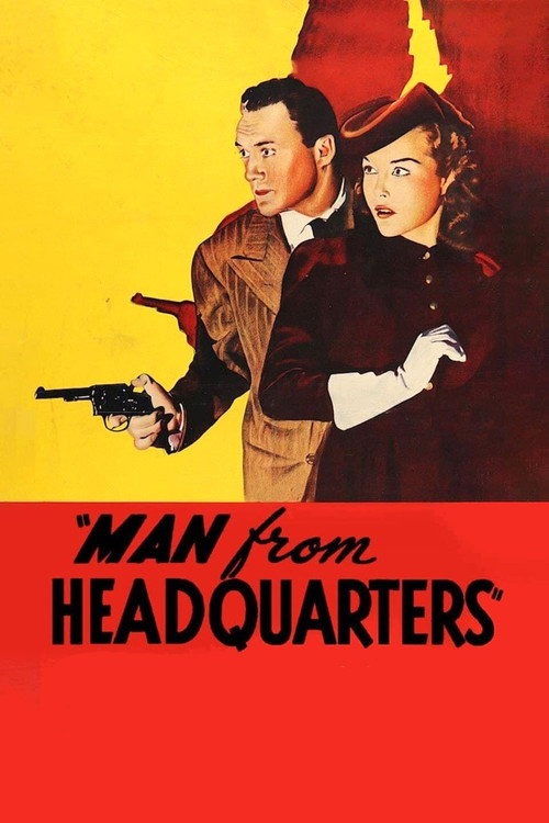 Movie poster for Man From Headquarters (1942)