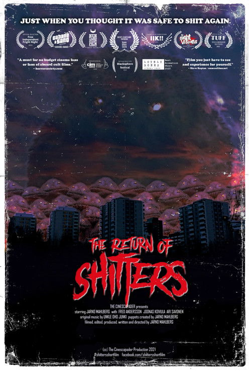 Movie poster for The Return of Shitters (2021)