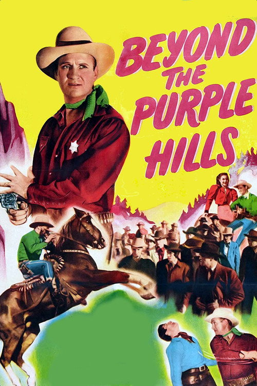 Movie poster for Beyond the Purple Hills (1950)