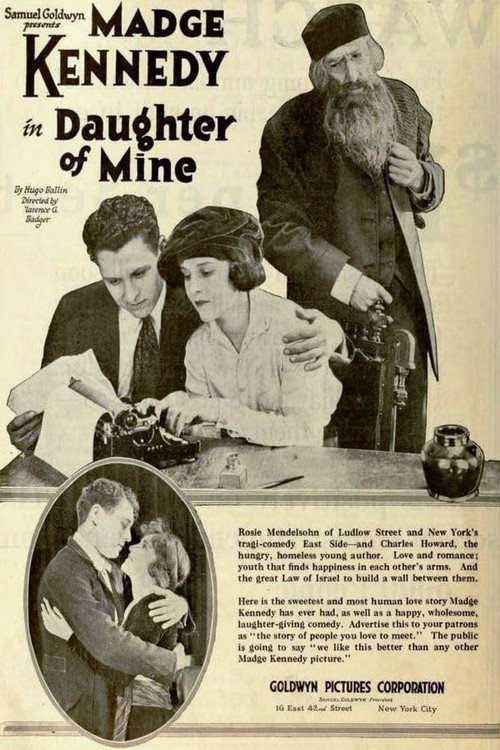 Movie poster for Daughter of Mine (1919)