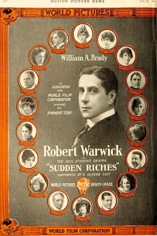 Movie poster for Sudden Riches (1916)