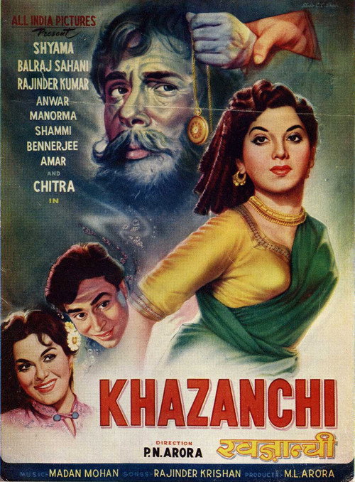 Movie poster for Khazanchi (1958)