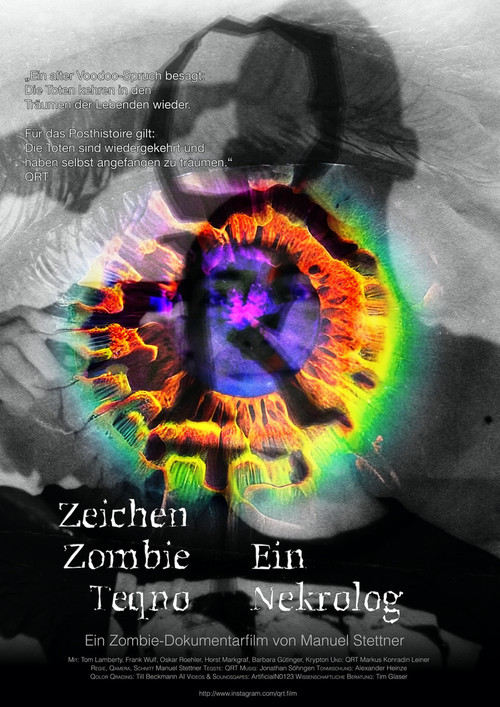 Movie poster for QRT: Sign, Zombie, Teqno - A Necrologue (2024)