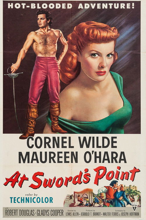 Movie poster for At Sword's Point (1952)