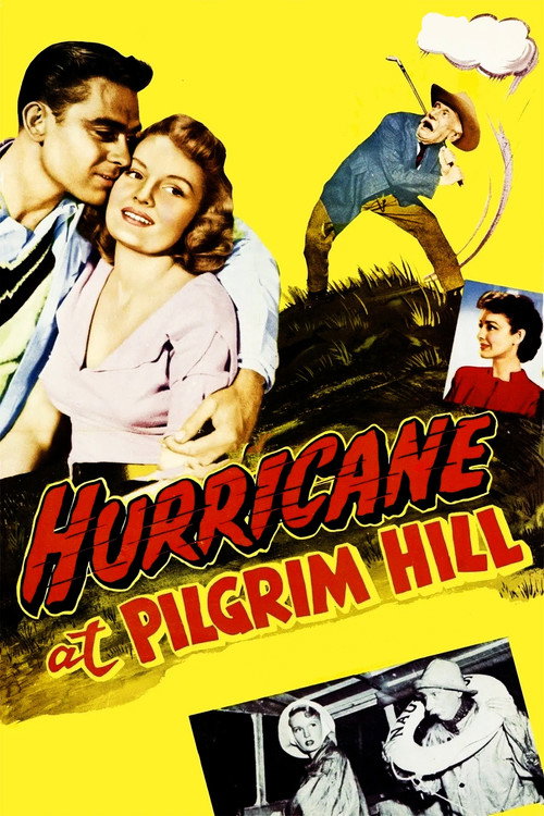 Movie poster for Hurricane at Pilgrim Hill (1950)