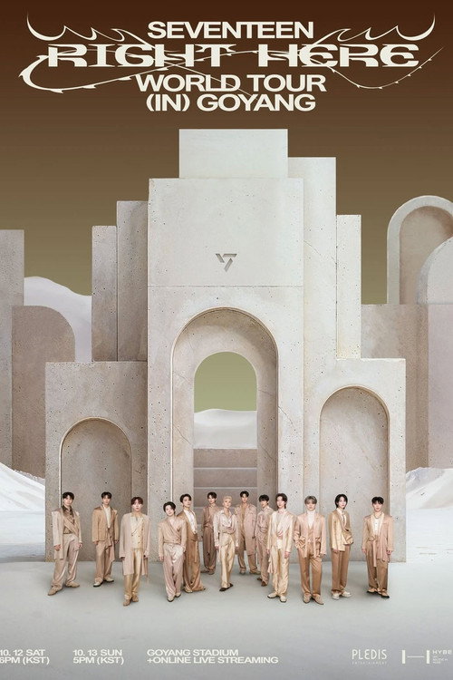 Movie poster for SEVENTEEN 'RIGHT HERE' WORLD TOUR IN GOYANG (2024)