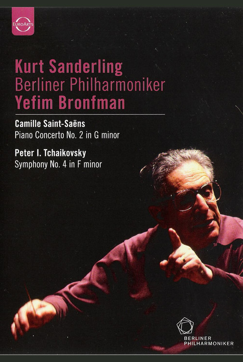 Movie poster for Kurt Sanderling conducts Saint-Saëns and Tchaikovsky – With Yefim Bronfman (1992)
