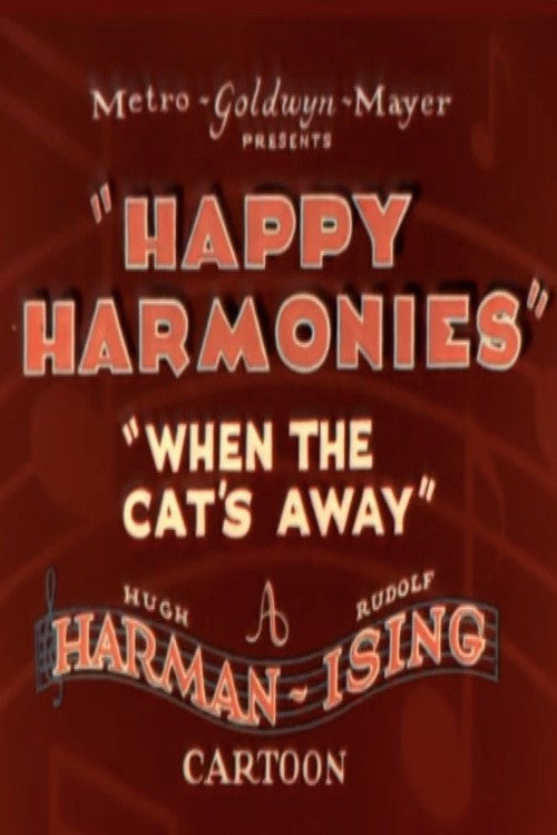 Movie poster for When the Cat's Away (1935)