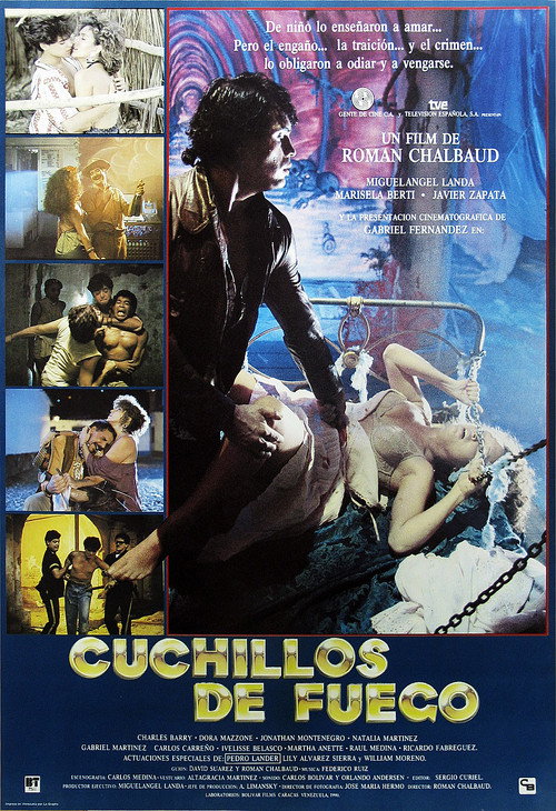 Movie poster for Cuchillos de fuego (1990)