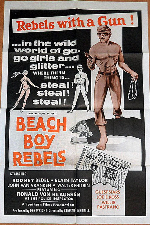 Movie poster for Beach Boy Rebels (1969)