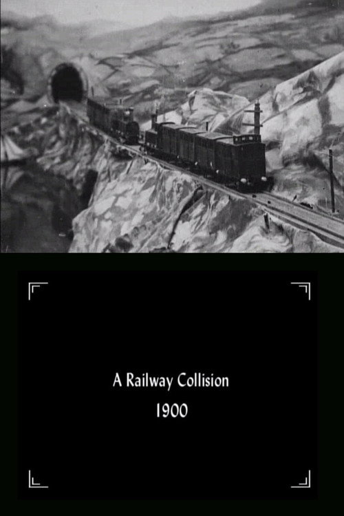 Movie poster for A Railway Collision (1900)