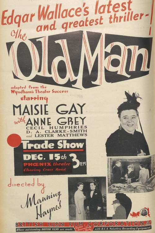 Movie poster for The Old Man (1931)