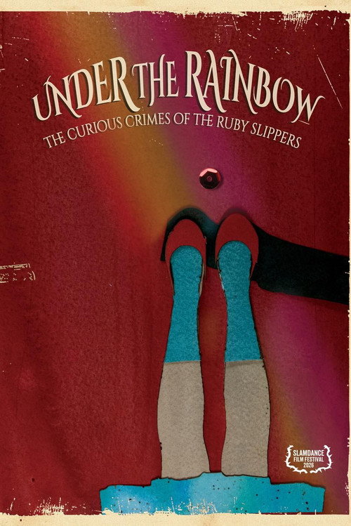 Movie poster for Under the Rainbow: The Curious Crimes of the Ruby Slippers (2026)