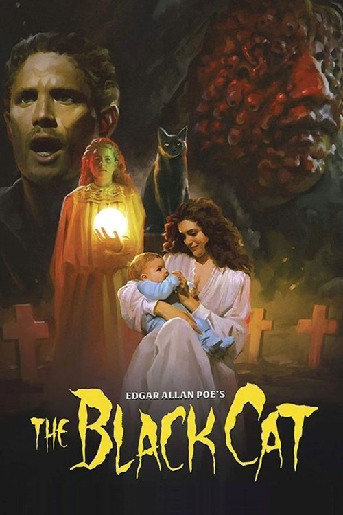Movie poster for The Black Cat (1989)
