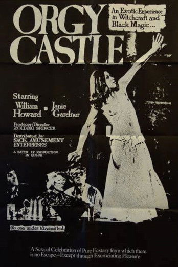 Movie poster for Terror at Orgy Castle (1972)
